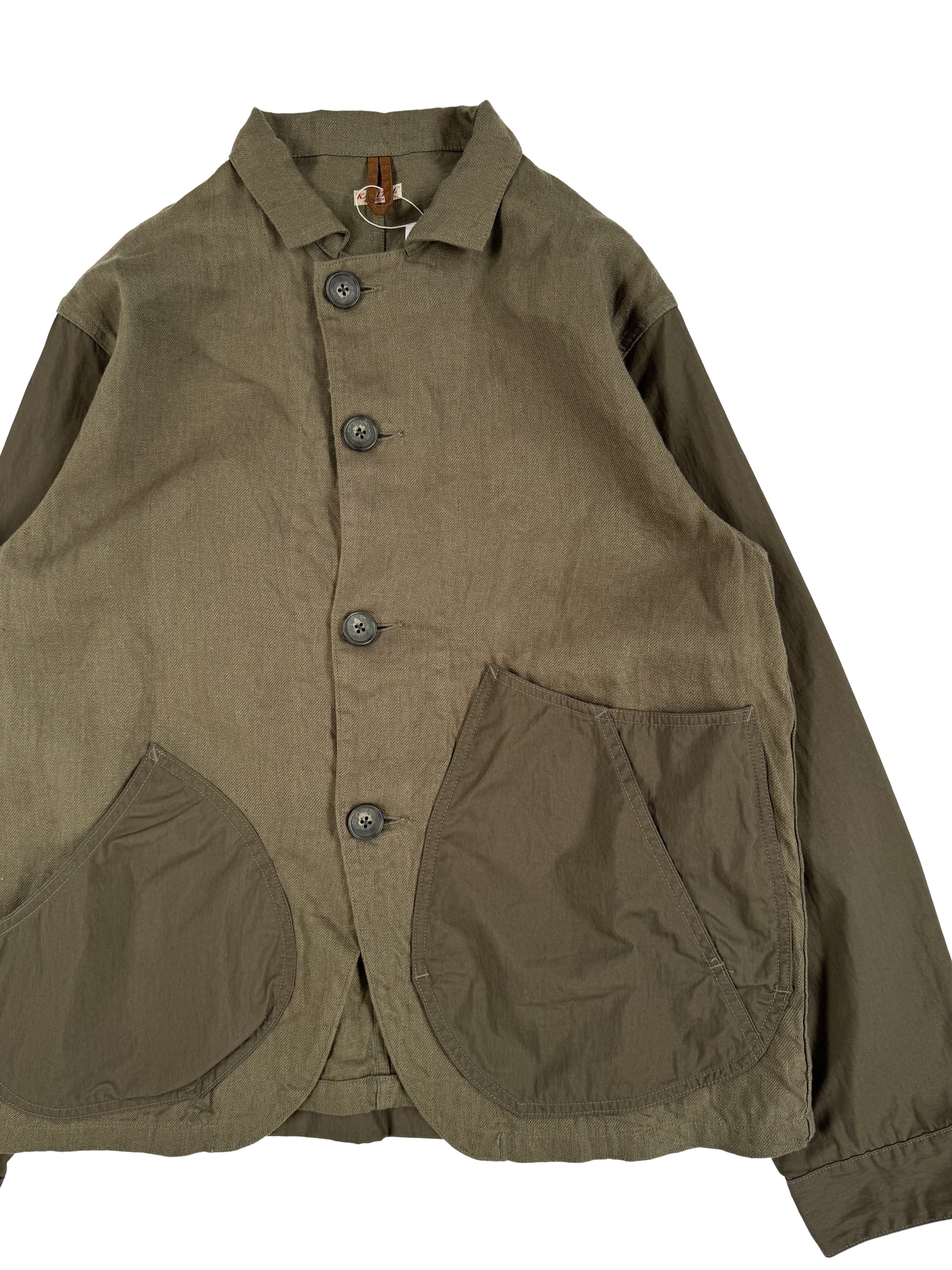 Kapital Ringoman Linen Chino Cloth x Garbadine Coverall Jacket