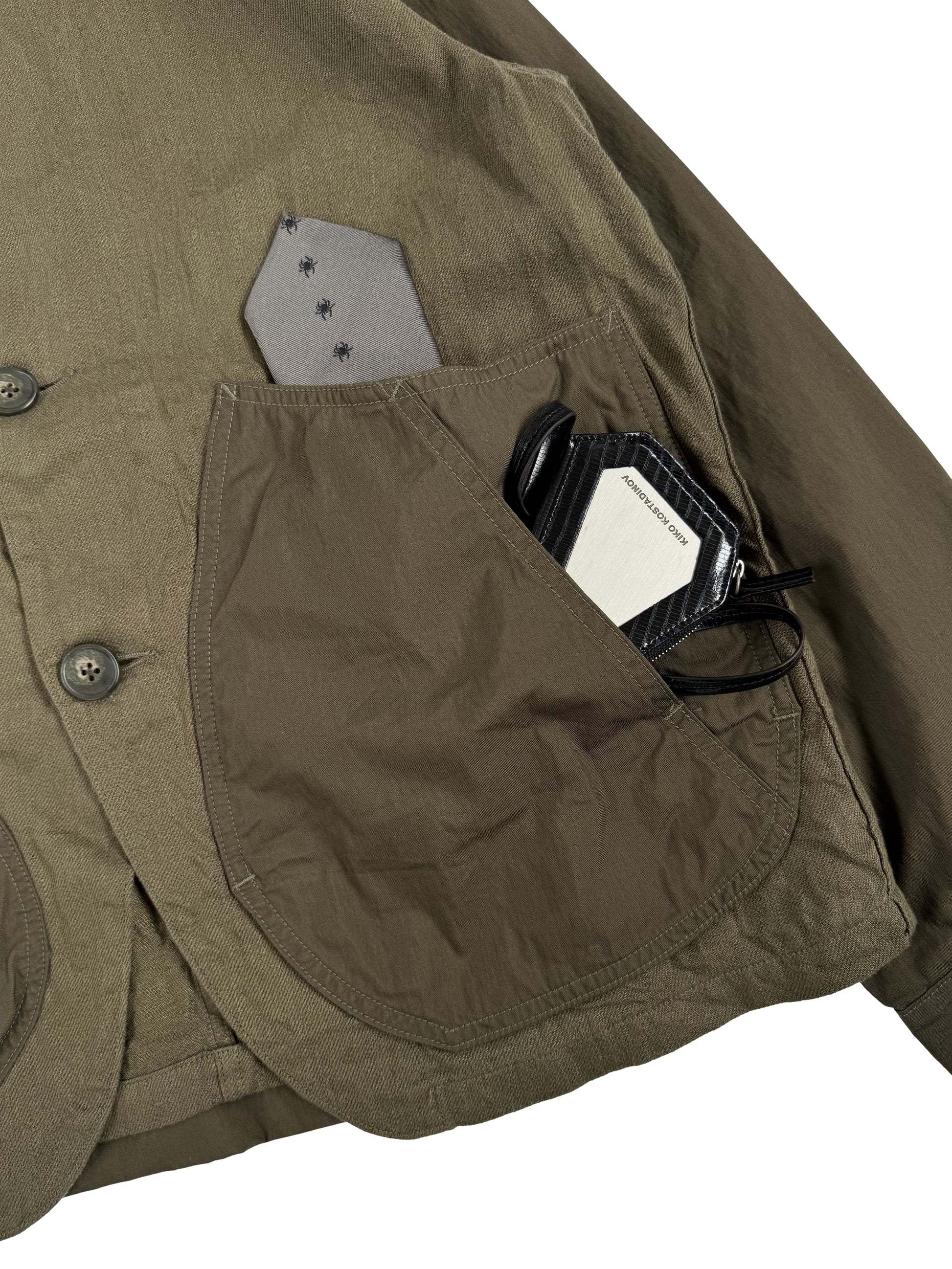 Kapital Ringoman Linen Chino Cloth x Garbadine Coverall Jacket