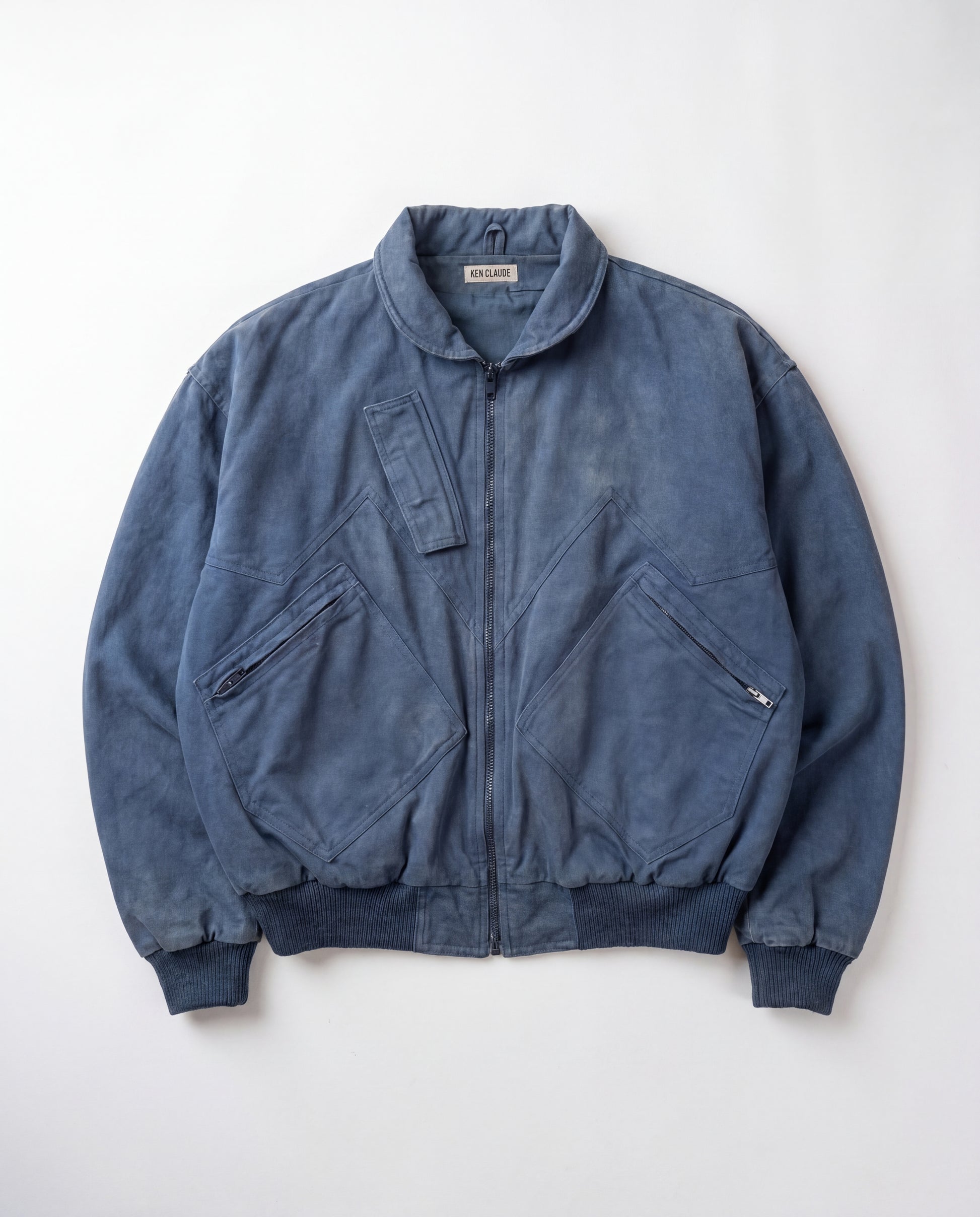 Vintage Washed Cotton Bomber 90's