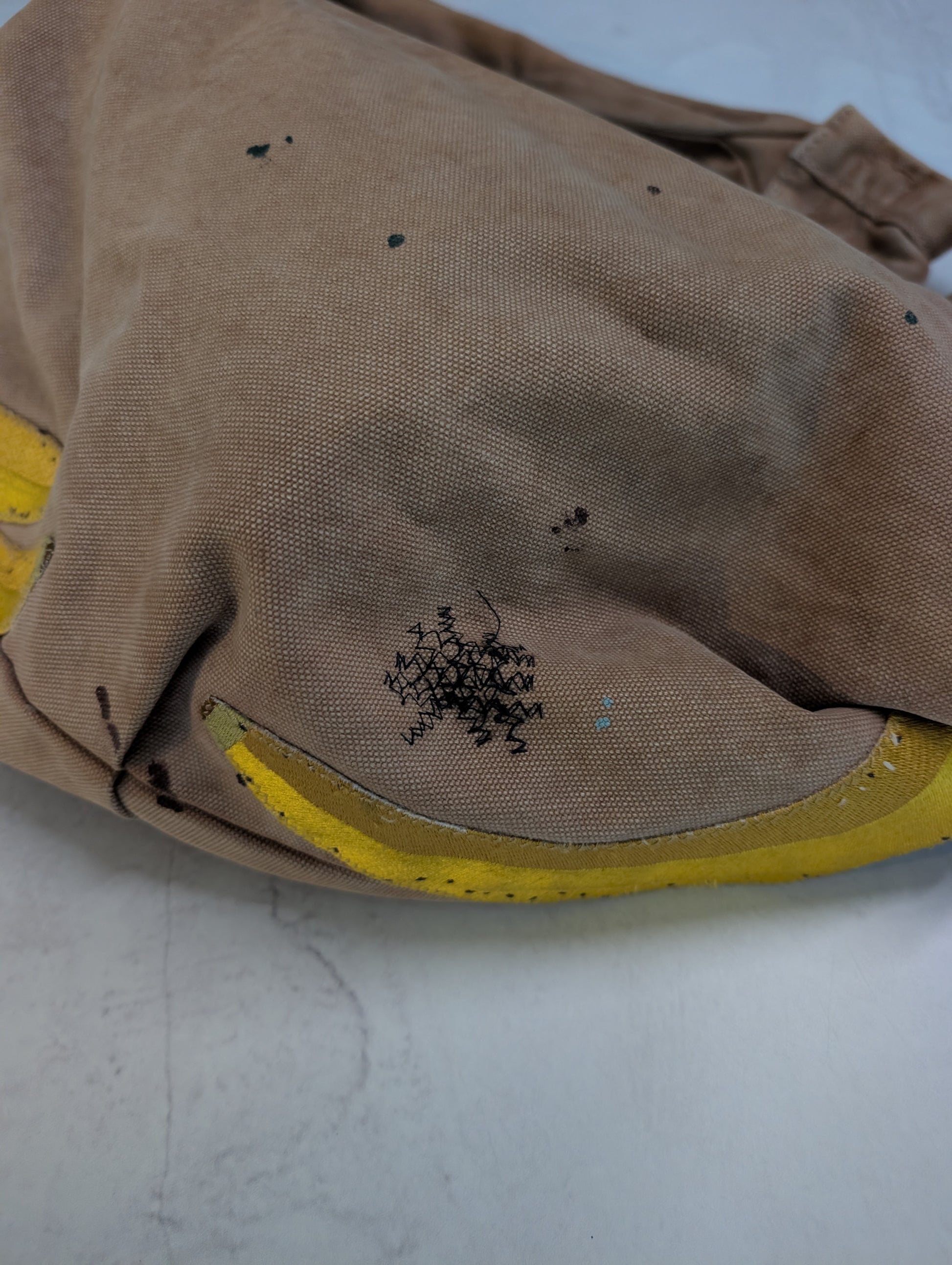 Kapital Kountry Canvas Banana Appliqué Snufkin Shoulder Bag