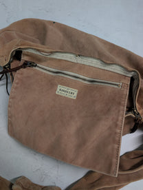 Kapital Kountry Canvas Banana Appliqué Snufkin Shoulder Bag