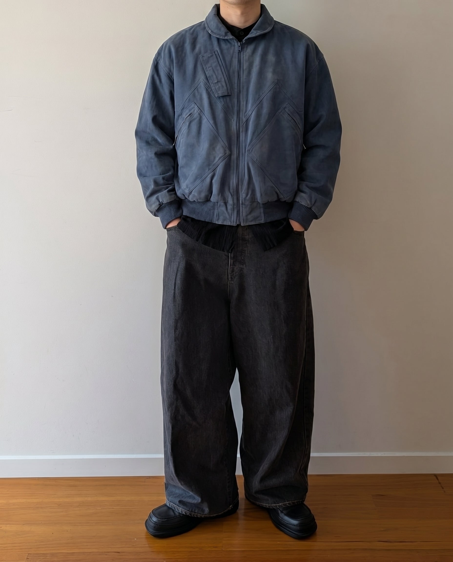 Vintage Washed Cotton Bomber 90's