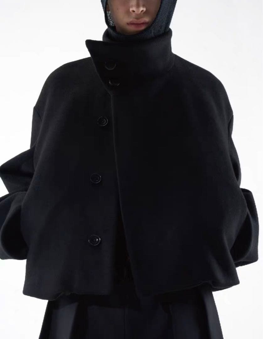 Common Divisor Enoch Asymmetrical Wool-Blend Jacket