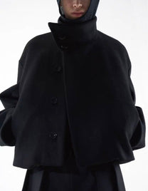Common Divisor Enoch Asymmetrical Wool-Blend Jacket