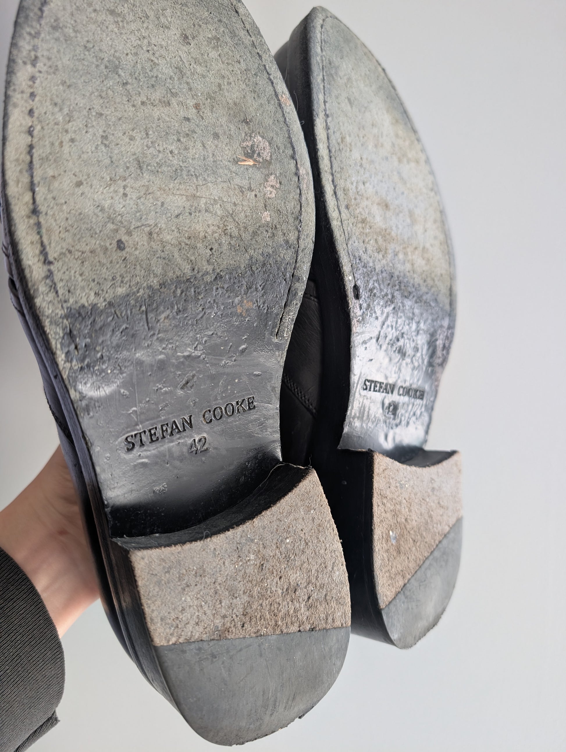 Stefan Cooke Braided Slip-on Derbies