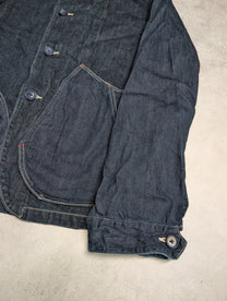 Kapital Two-Tone 8oz Denim Ringoman Coverall Jacket