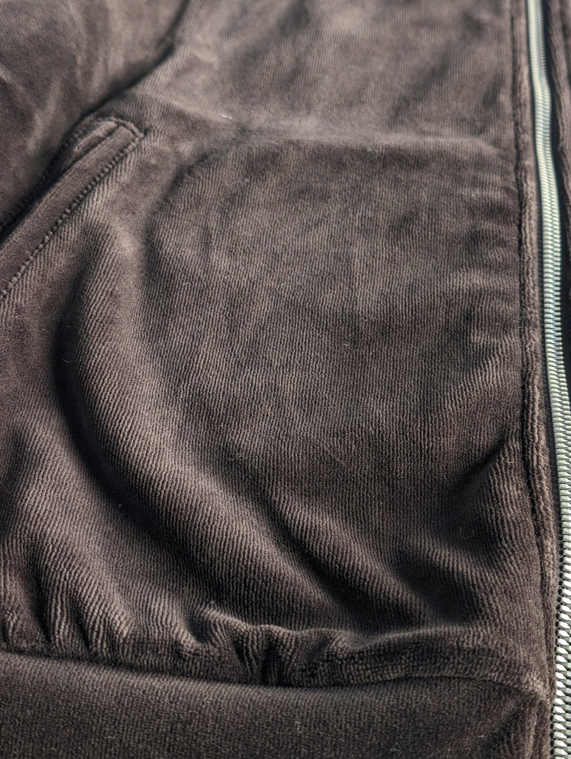 Nice Rice Velour Zip Blouson Jacket