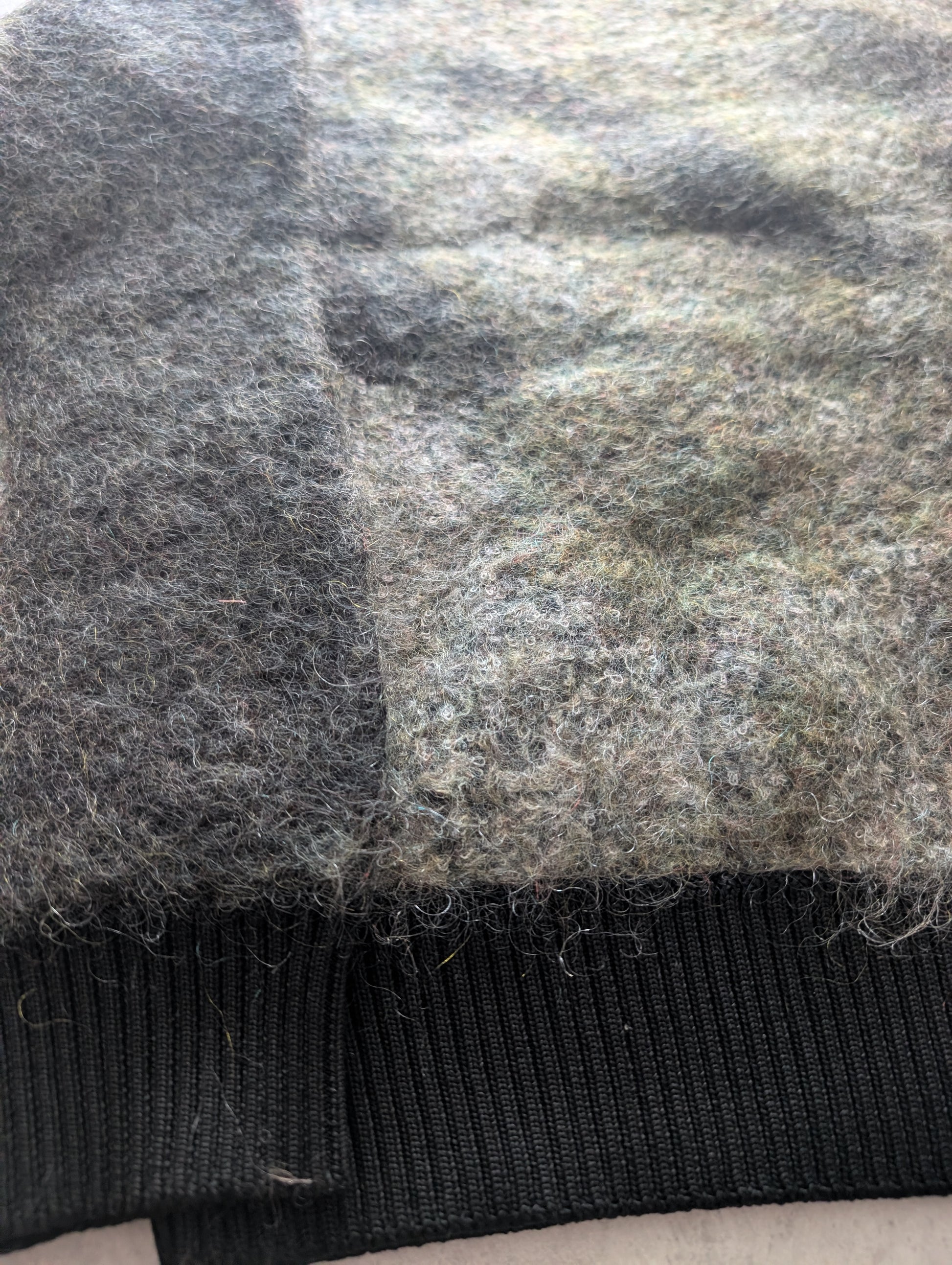 Adidas Y-3 CH1 Camouflage Mohair Blend Knit Sweater