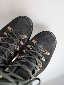 Guidi 19 Black Reverse Leather Hiking Boots