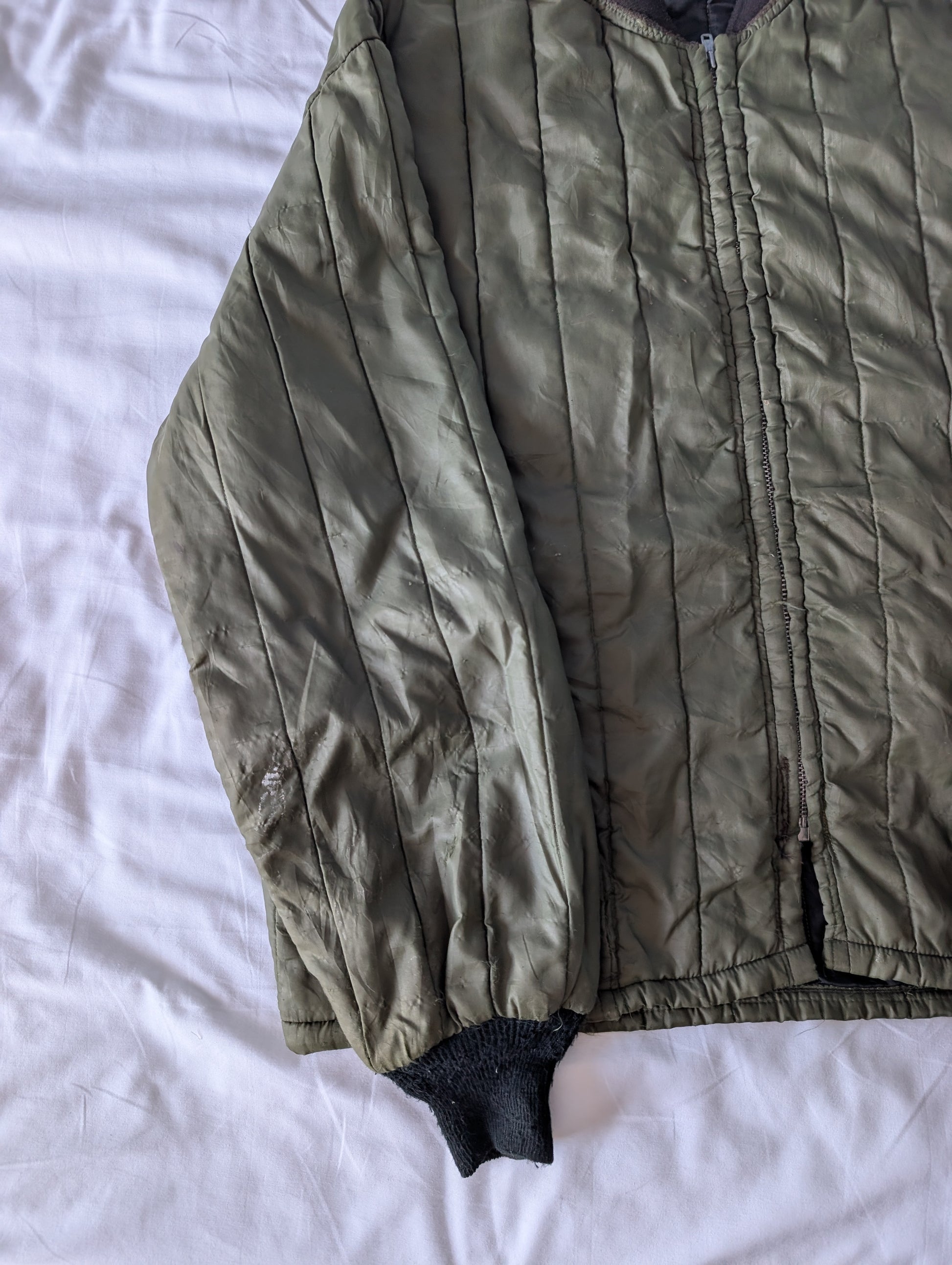 Vintage 1970s Military Padded Liner Jacket