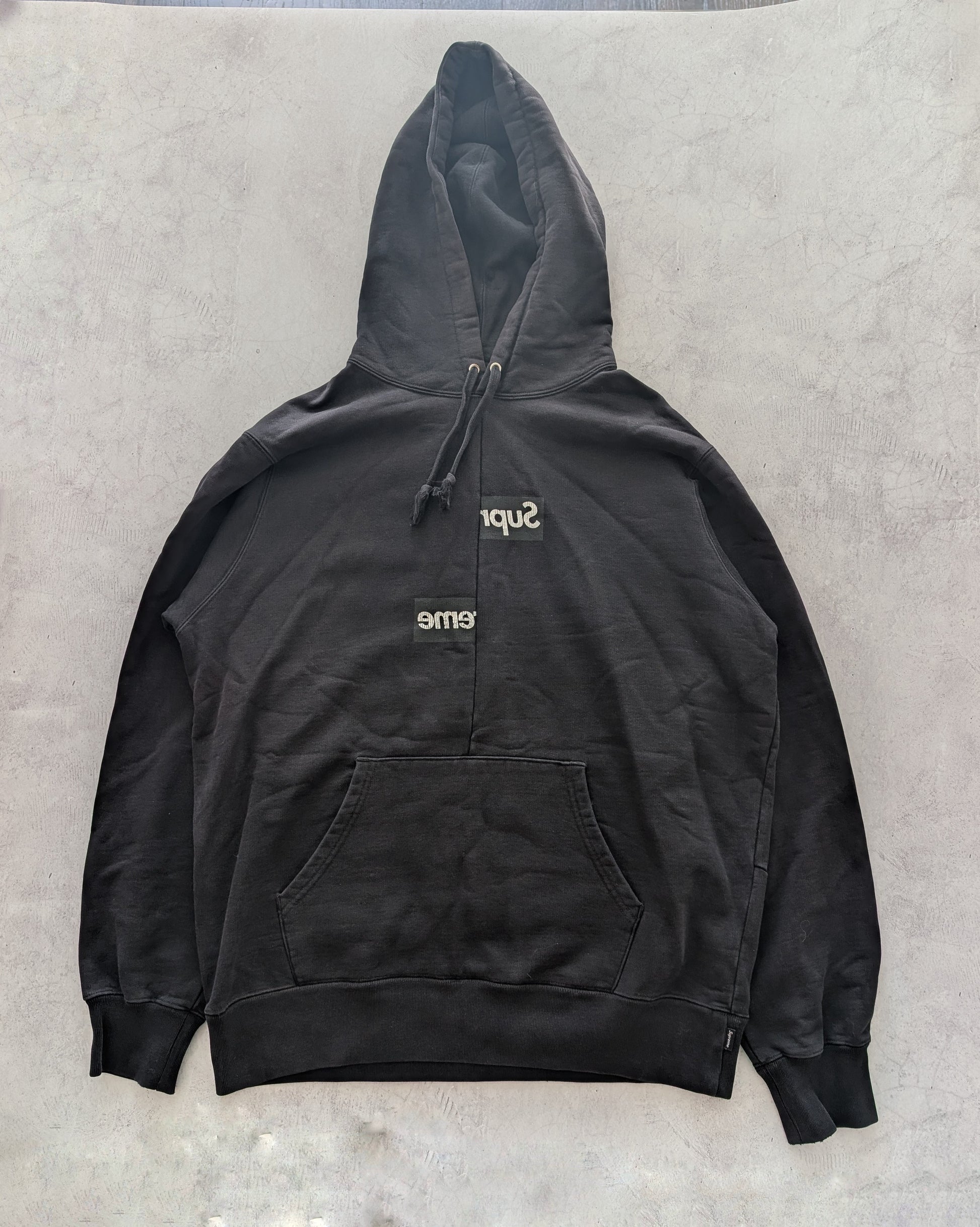 Supreme x Comme des Garcons SHIRT Split Box Logo Hooded Sweatshirt