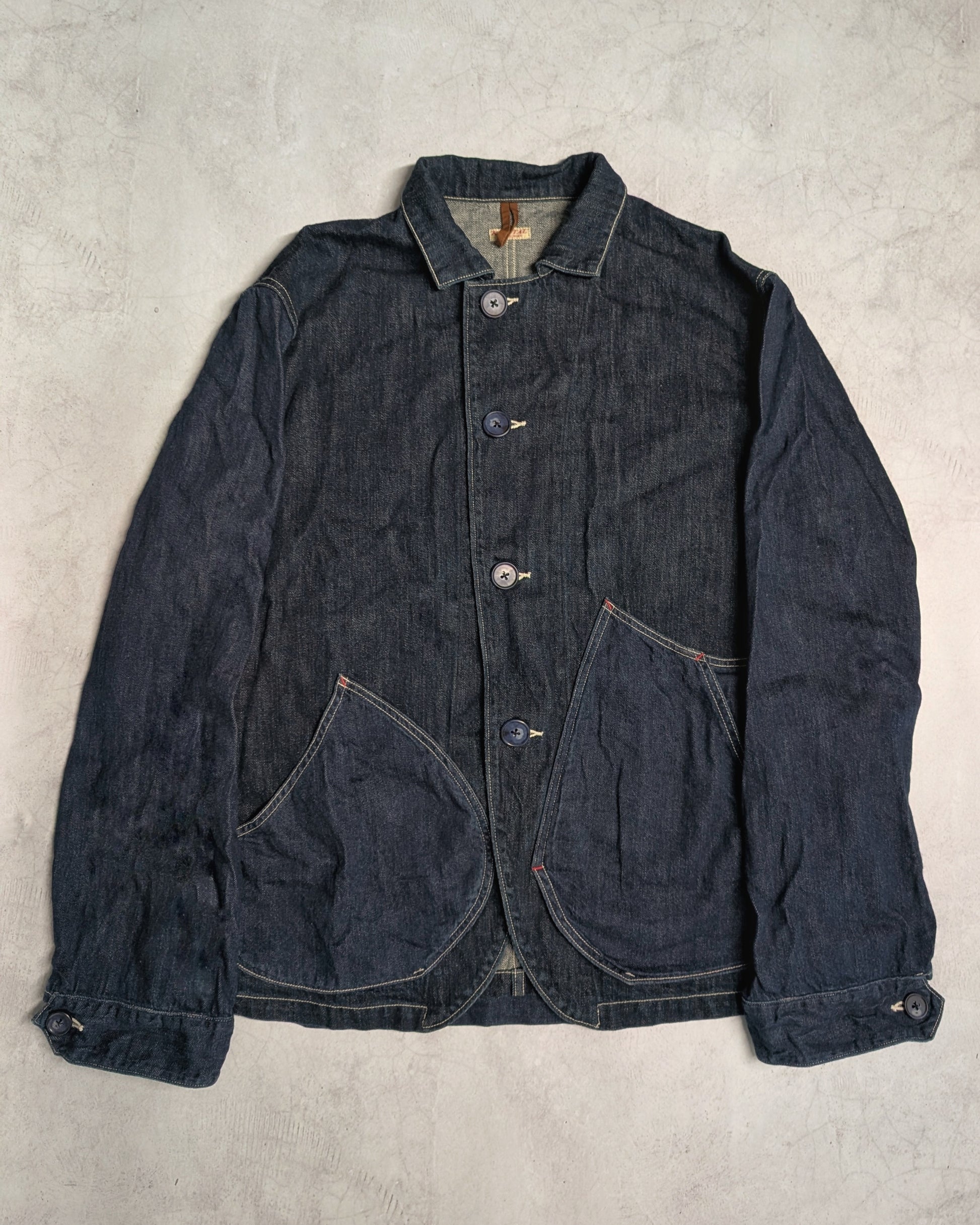 Kapital Two-Tone 8oz Denim Ringoman Coverall Jacket