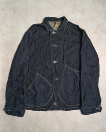 Kapital Two-Tone 8oz Denim Ringoman Coverall Jacket