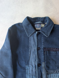 Blue Blue Japan Indigo Sashiko Patchwork Jacket