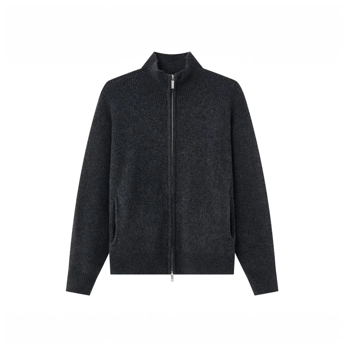 Opicloth Knitted Wool Zip-Up
