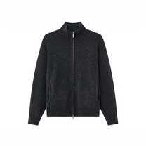 Opicloth Knitted Wool Zip-Up