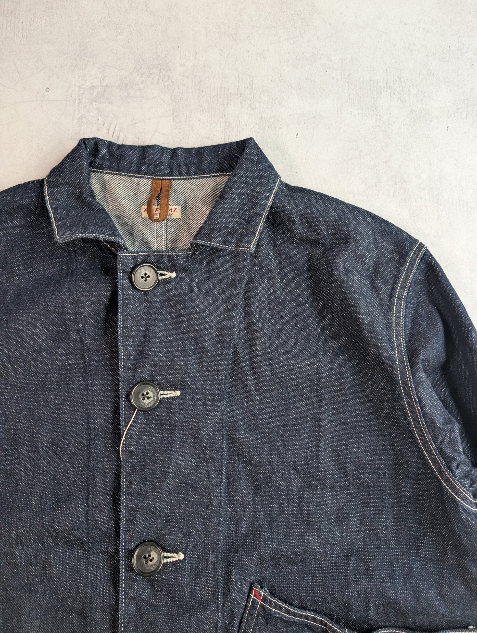 Kapital Ringoman Contrast Stitch Denim Jacket