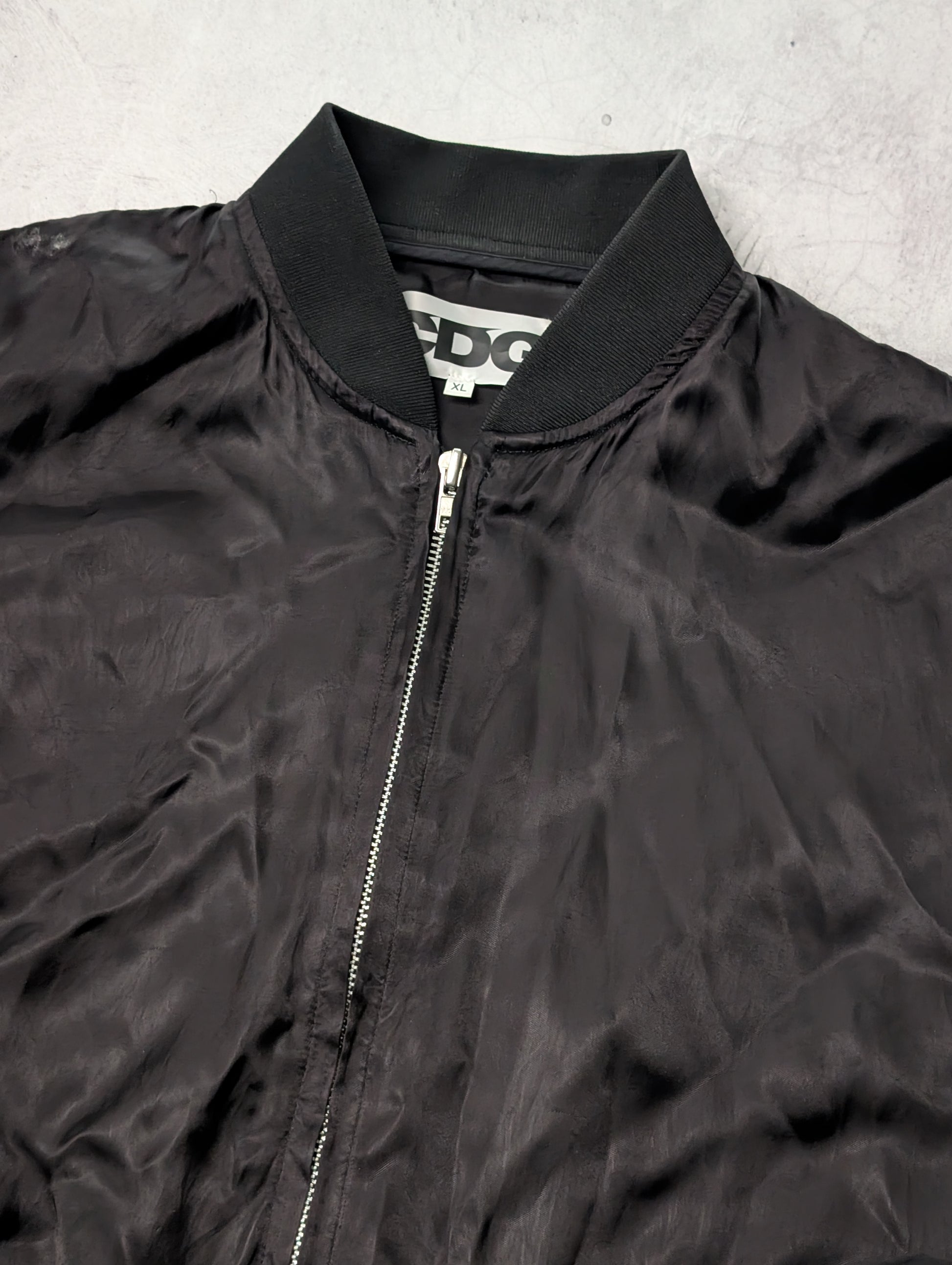 CDG Comme des Garçons Automne-Hiver 84-85 Staff Satin Blouson Jacket