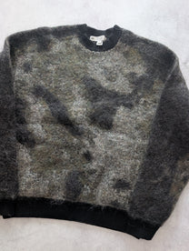 Adidas Y-3 CH1 Camouflage Mohair Blend Knit Sweater