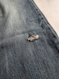 Our Legacy Vast Cut Faded Blue Denim Jeans