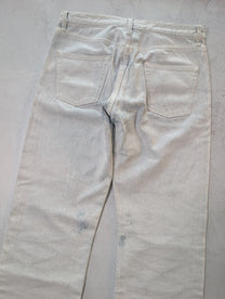 Maison Margiela Bianchetto Hand-Painted Denim Trousers