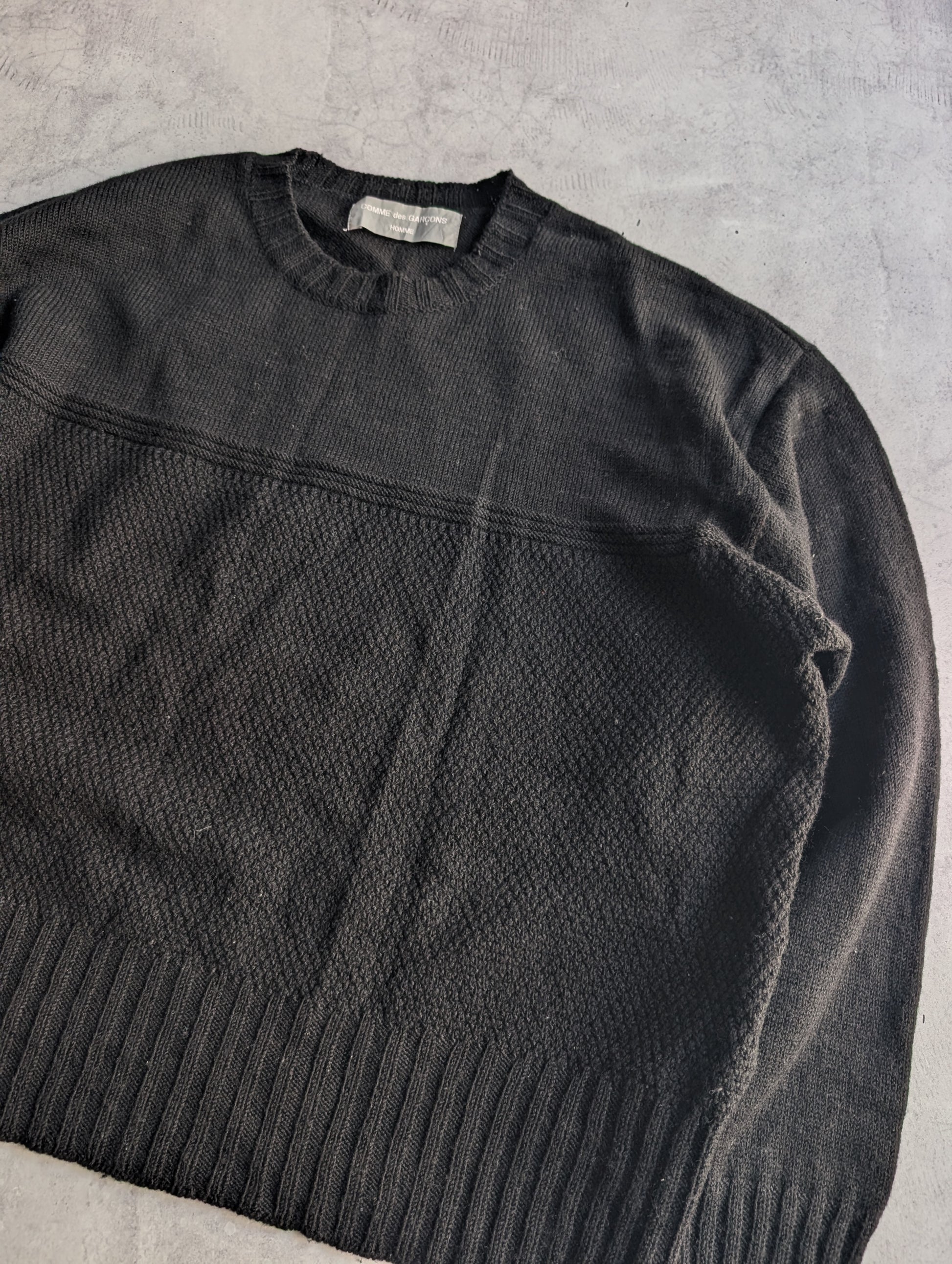 Comme des Garçons Homme AD1992 Tanaka Knit Sweater