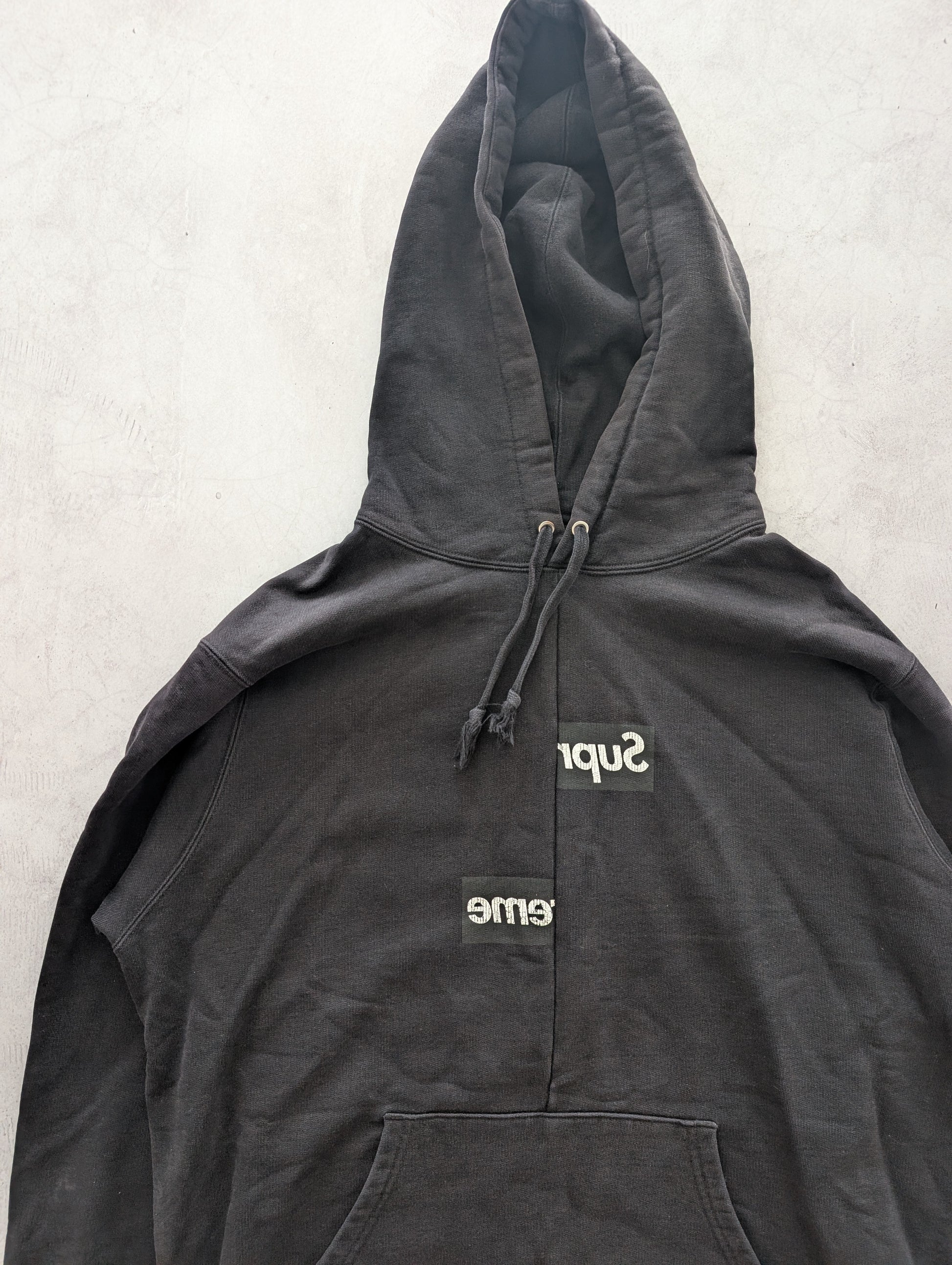 Supreme x Comme des Garcons SHIRT Split Box Logo Hooded Sweatshirt