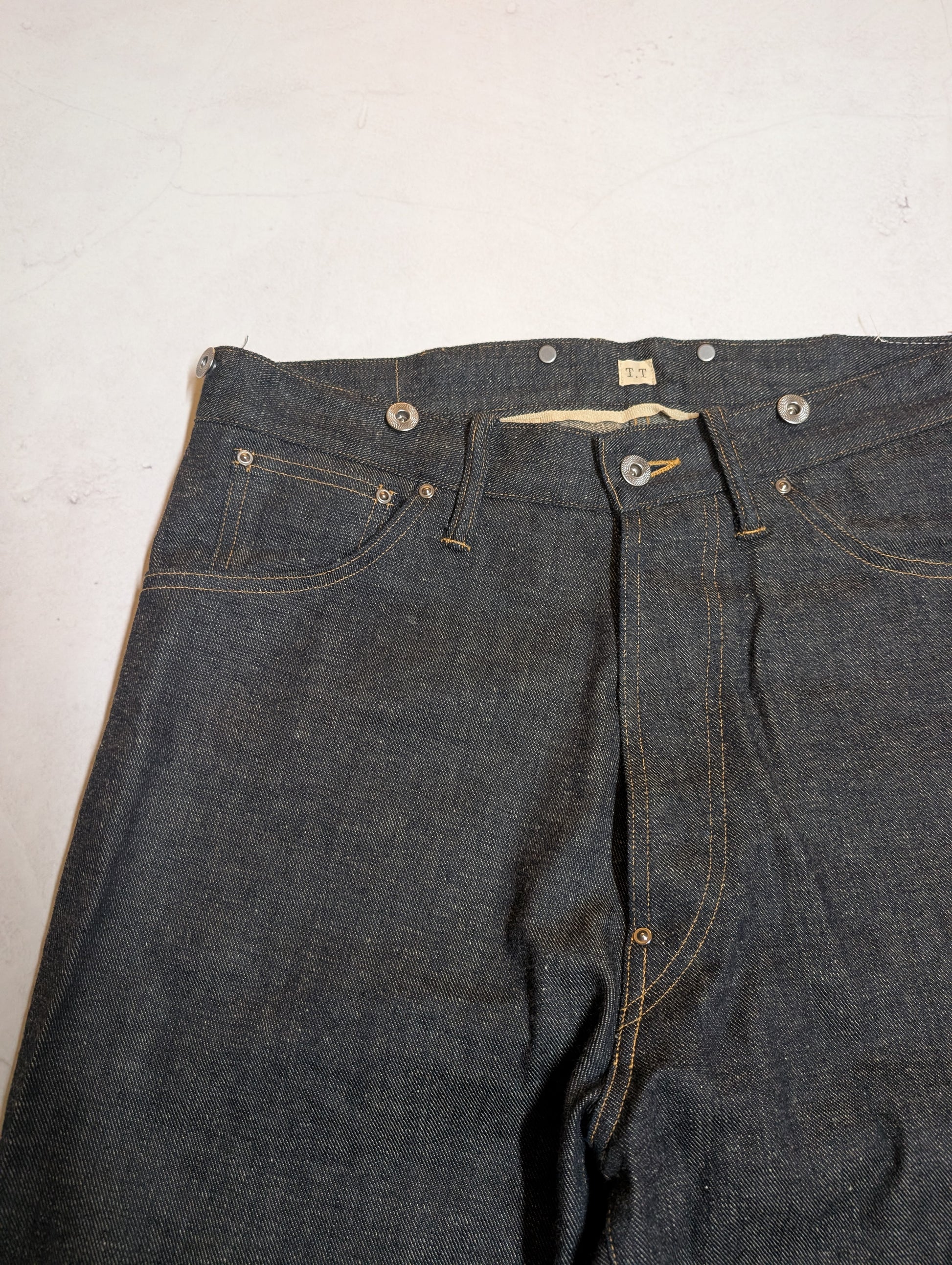 Taiga Takahashi Lot 704 Raw Denim Jeans