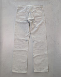 Maison Margiela Bianchetto Hand-Painted Denim Trousers