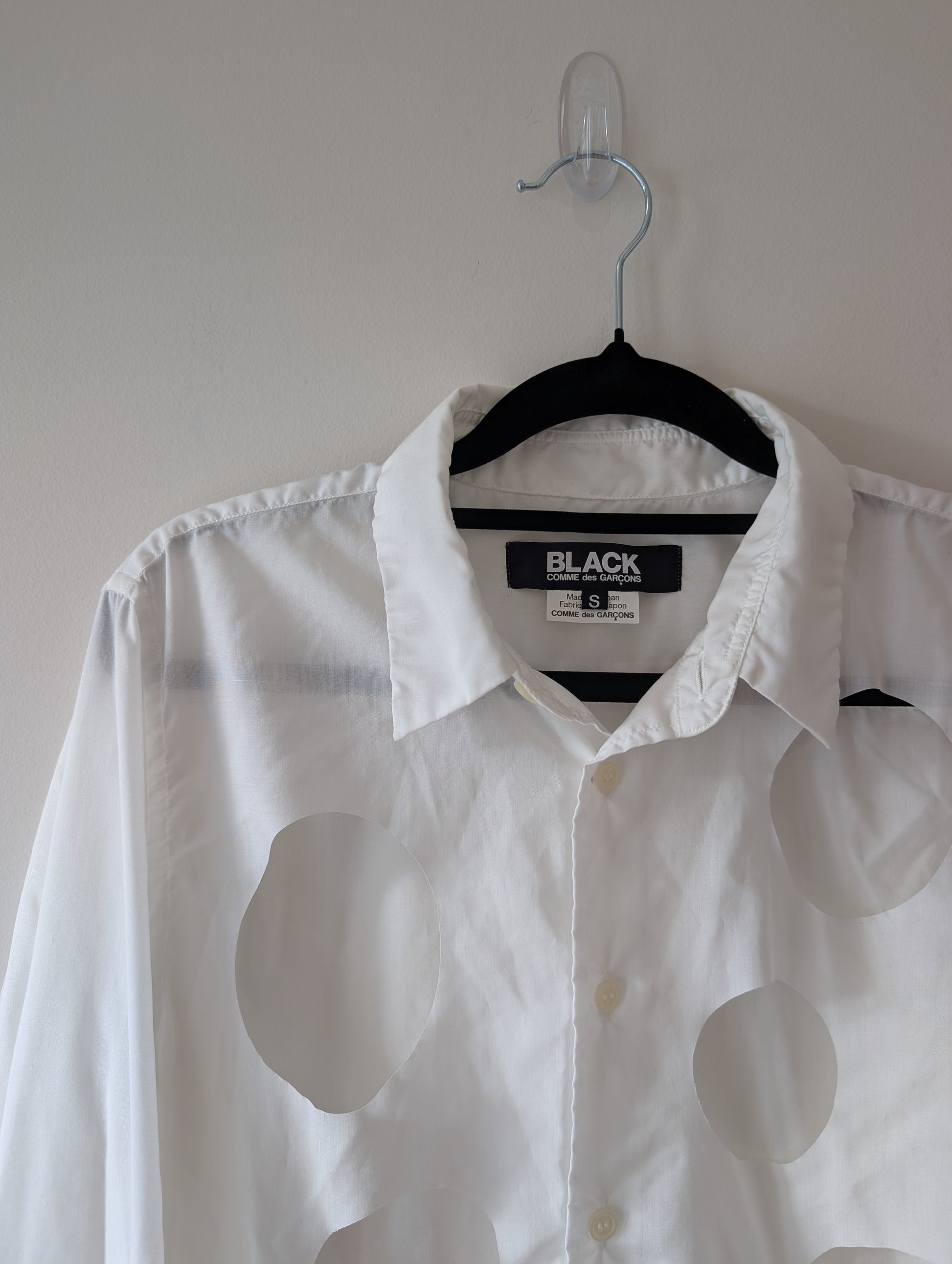 Comme Des Garçons Black Hole-ly Shirt AD 2018