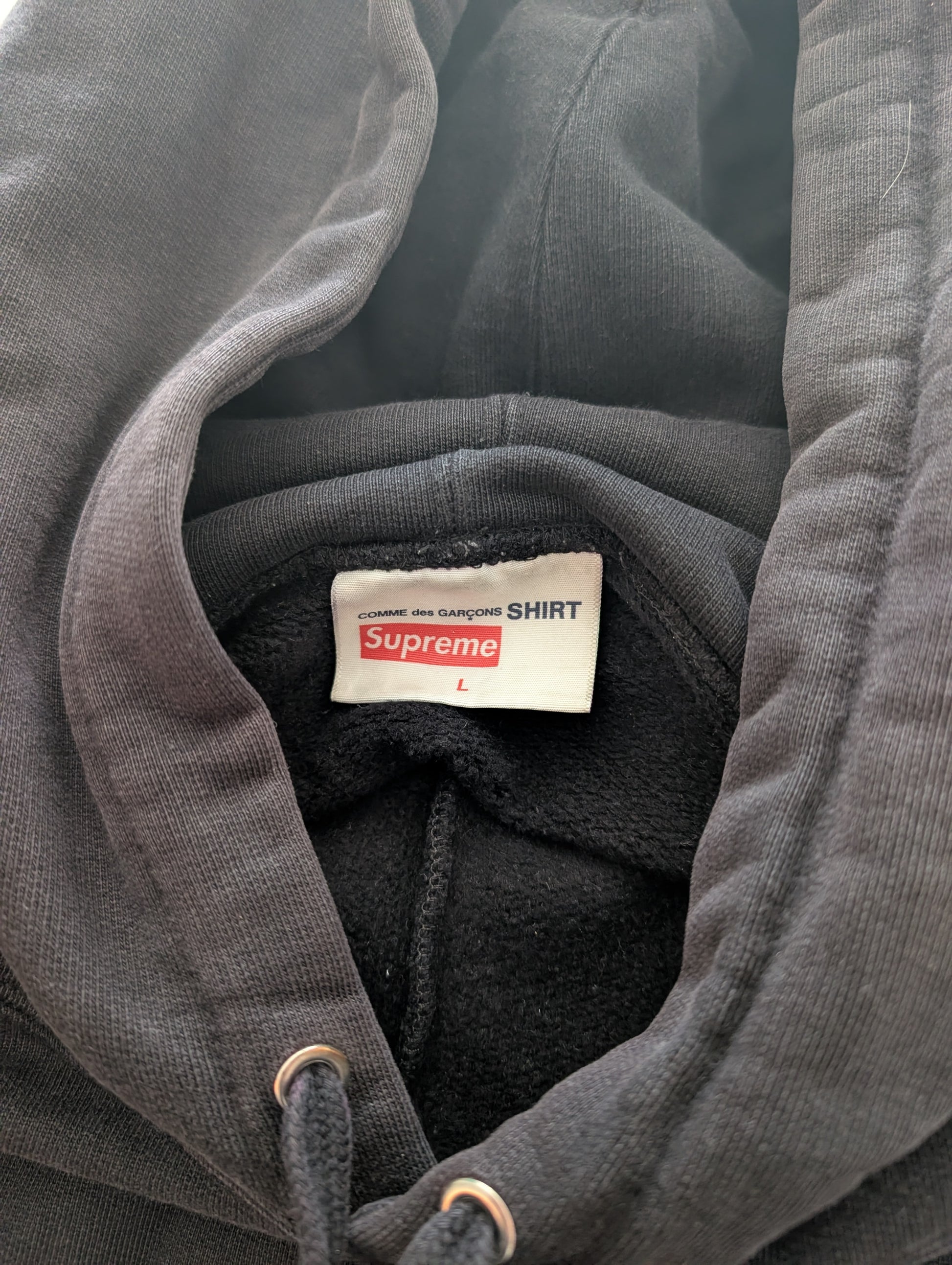 Supreme x Comme des Garcons SHIRT Split Box Logo Hooded Sweatshirt