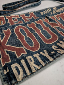 Kapital Kountry 'Em Daily &amp; Laundry' Printed Denim Utility Apron Bag