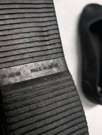 Issey Miyake Archival Black Suede Slip-On Shoes