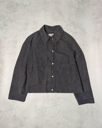 90's Armani Jeans Stone Washed Linen Blouson Jacket