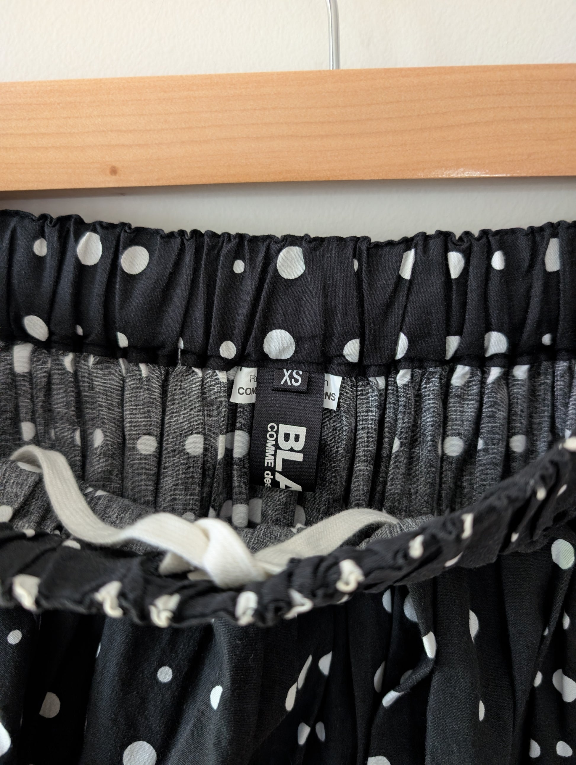 Comme Des Garcons BLACK Polka Dot Skirt