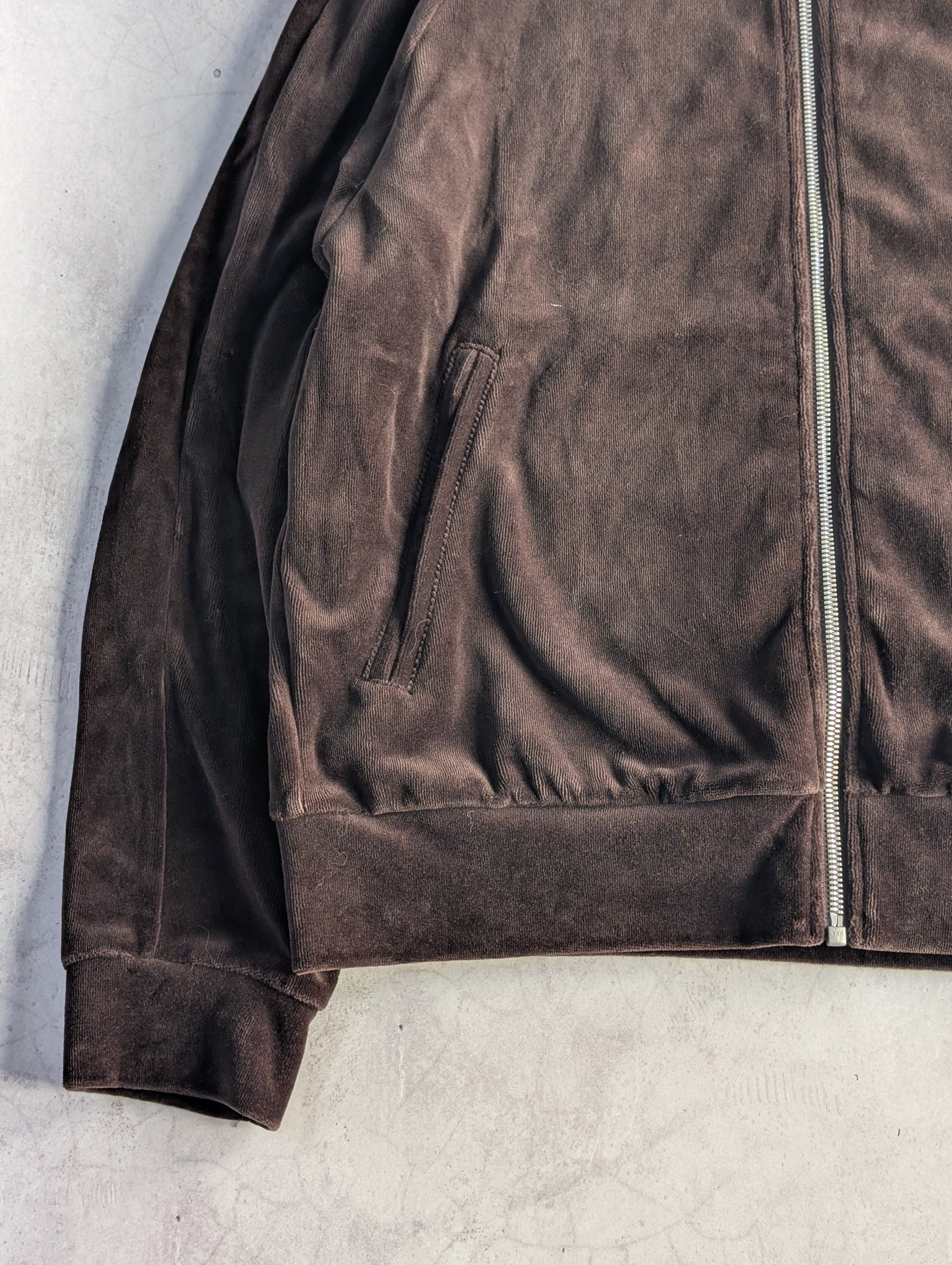 Nice Rice Velour Zip Blouson Jacket