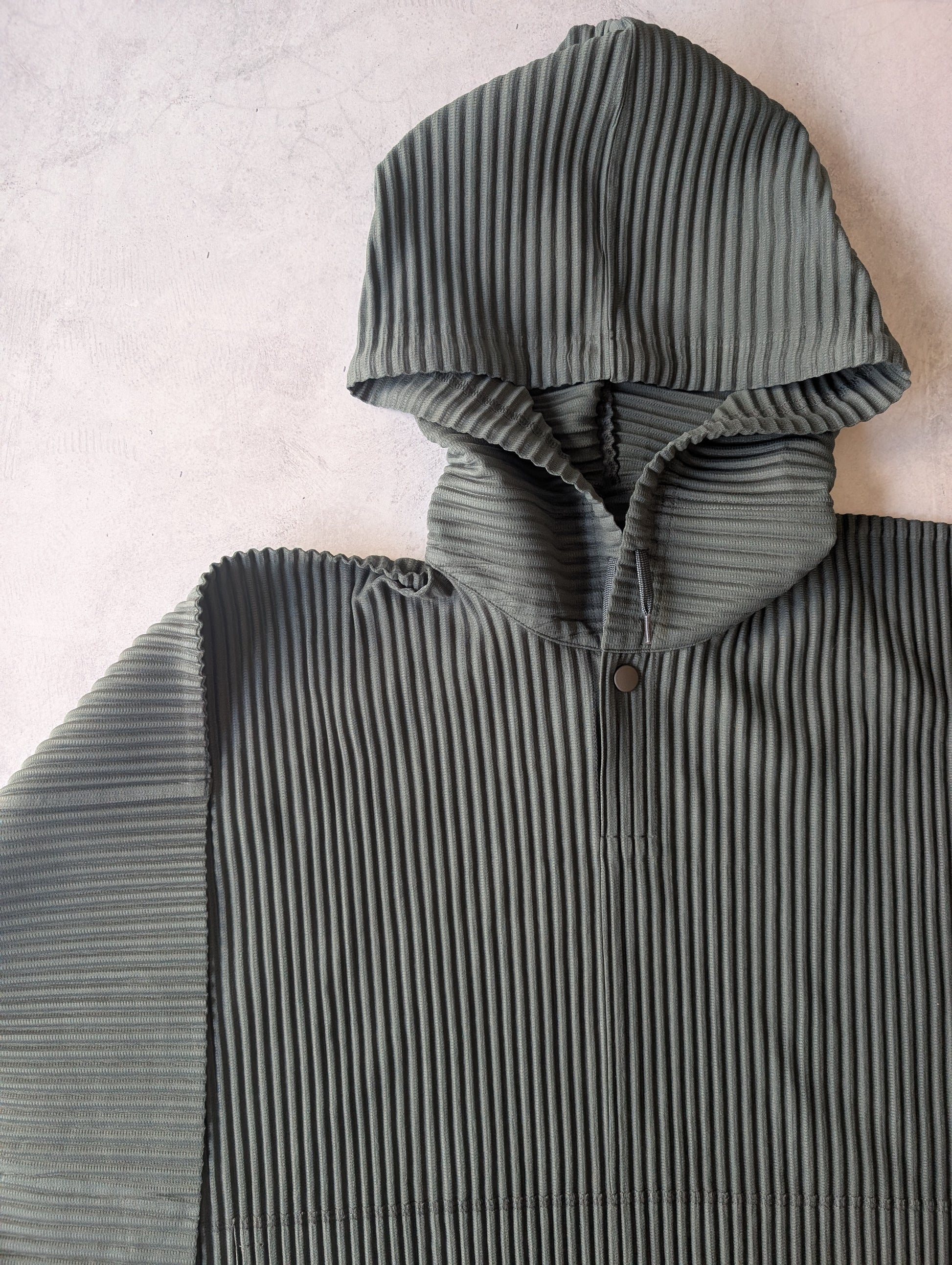Issey Miyake Homme Plissé HP21JK107 Pleated Hoodie