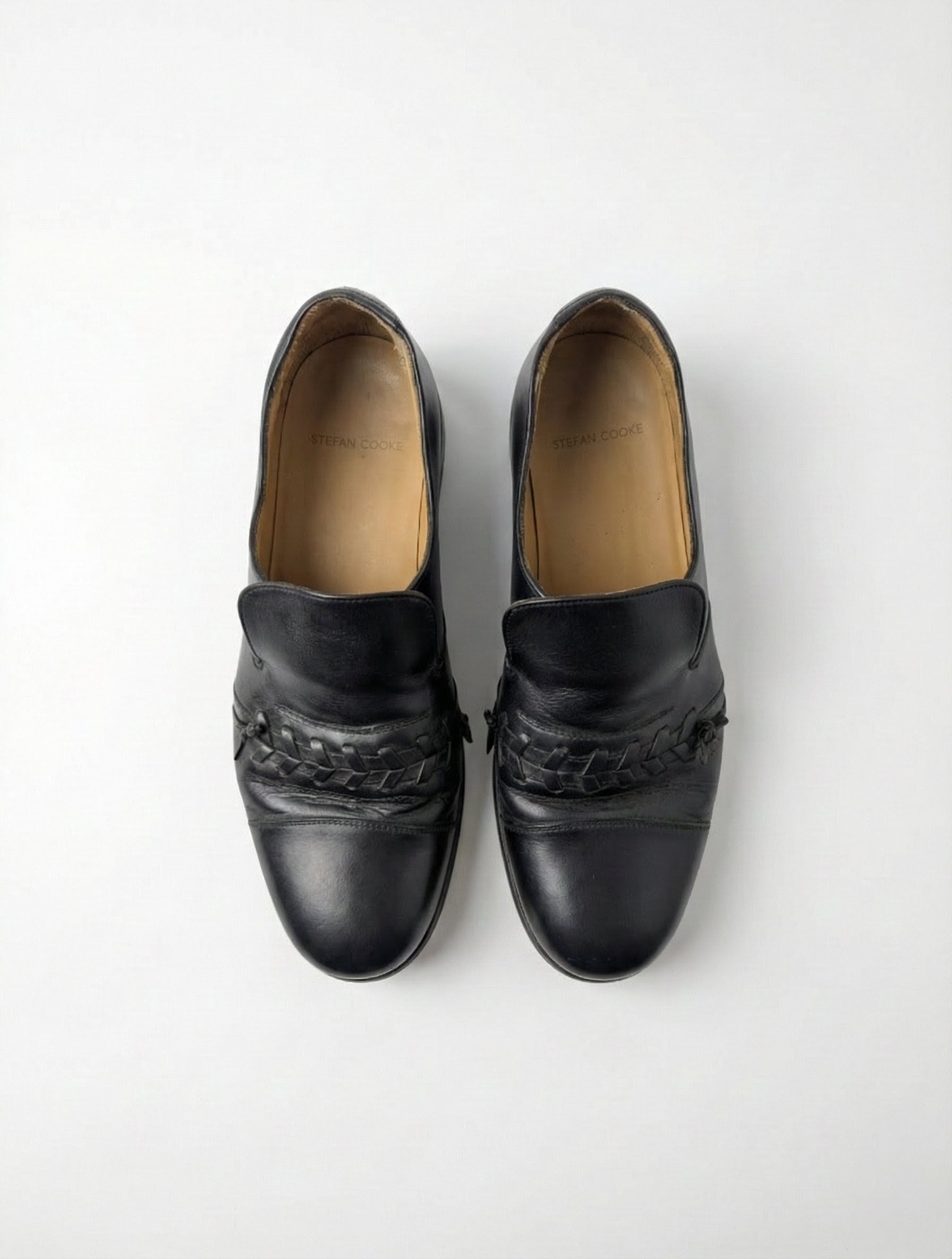 Stefan Cooke Braided Slip-on Derbies