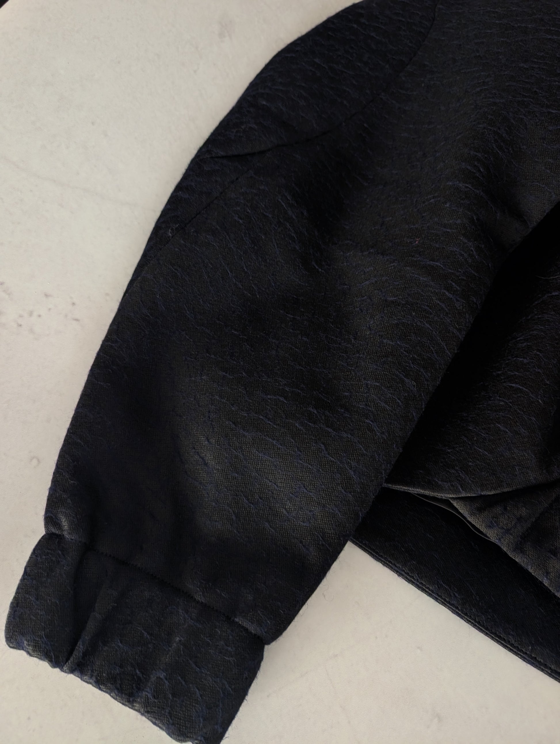 PET-TREE-KOR SS24 Helicteres Isora Textured Wool-Blend Blouson Jacket