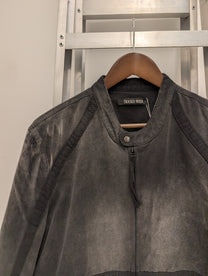 Troubled Waters Distressed Motorcycle Jacket
