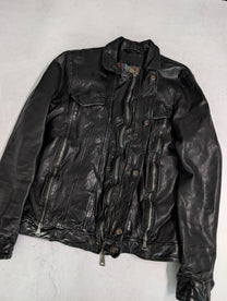 Giorgio Brato Lambskin Trucker Jacket