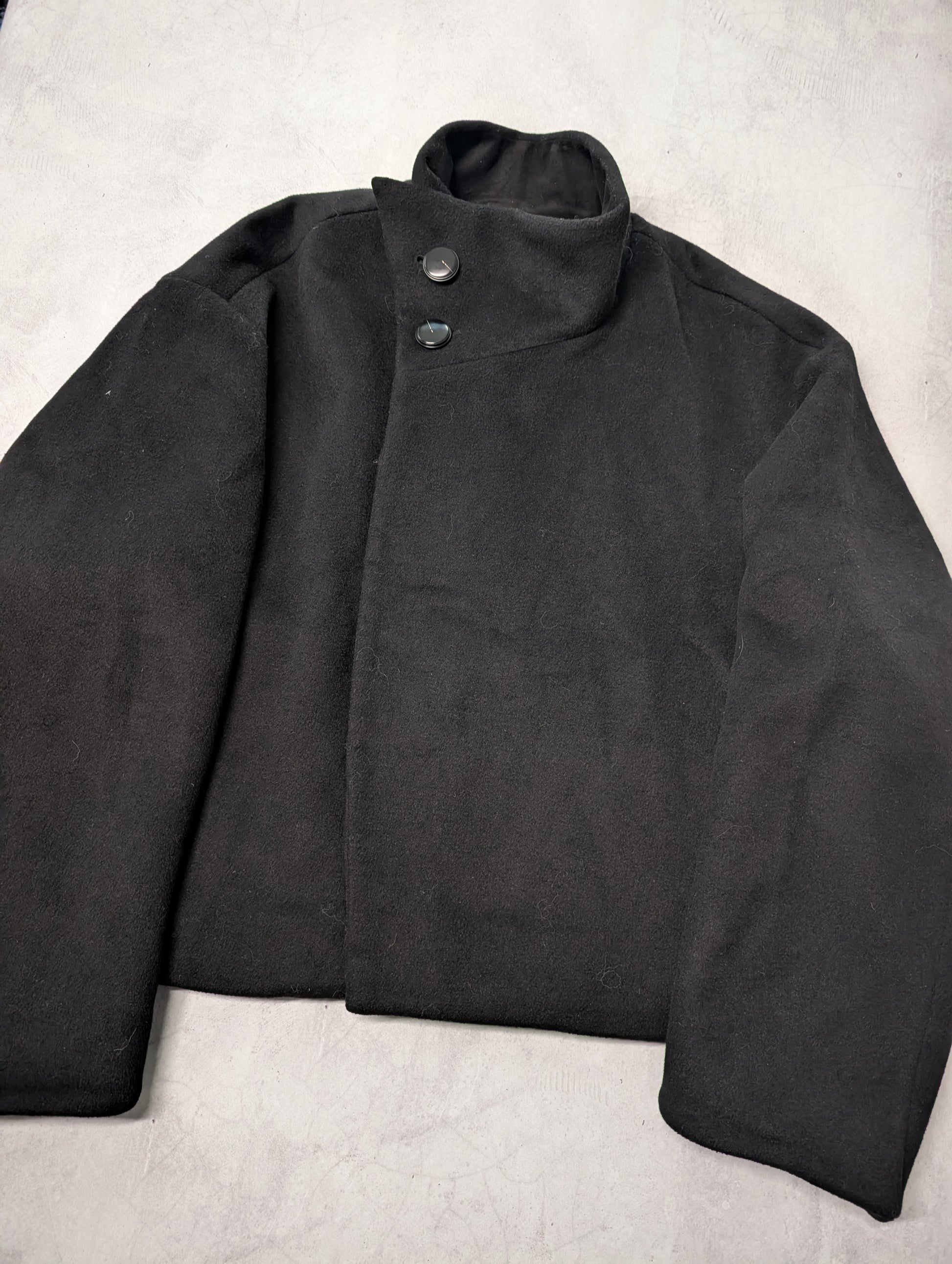 Common Divisor Enoch Asymmetrical Wool-Blend Jacket