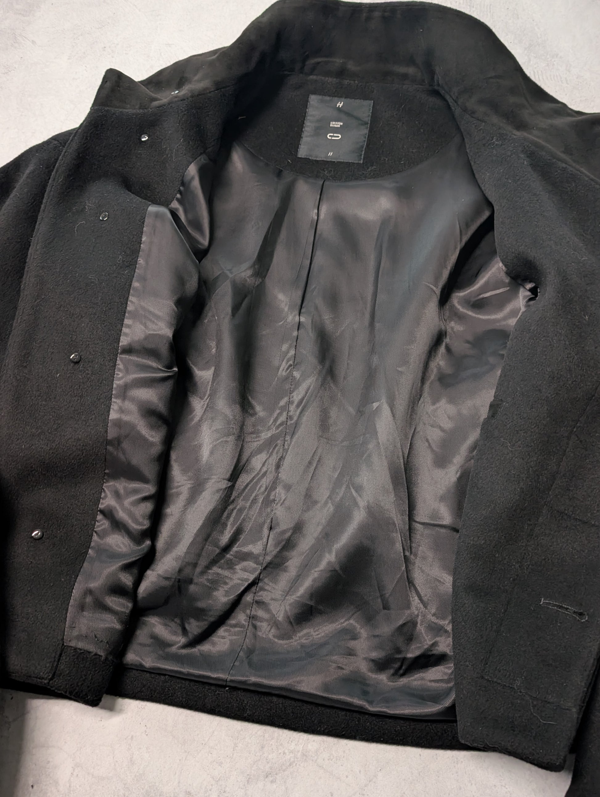Common Divisor Enoch Asymmetrical Wool-Blend Jacket