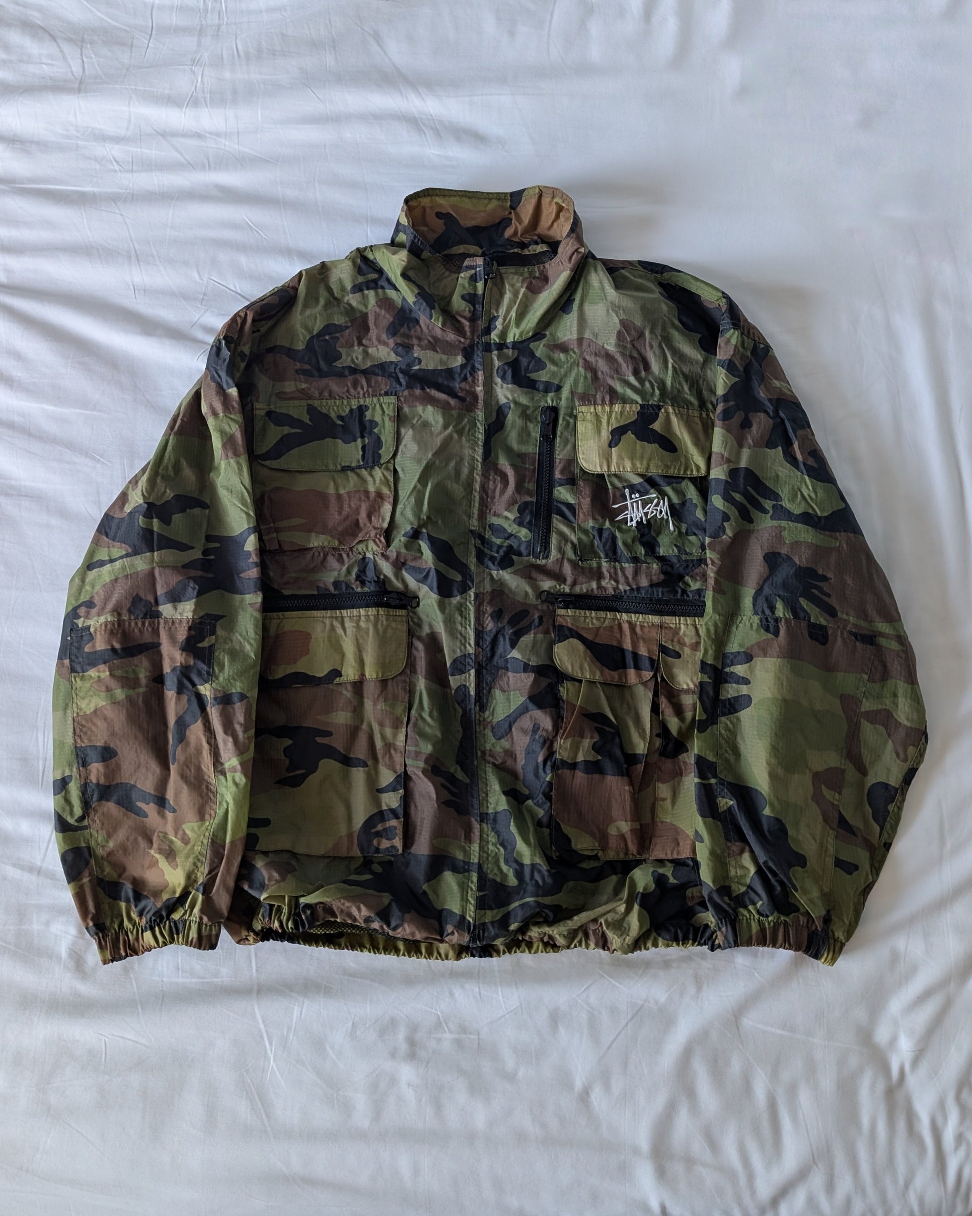 Stussy Outdoor Camo Ripstop Windbreaker 2002