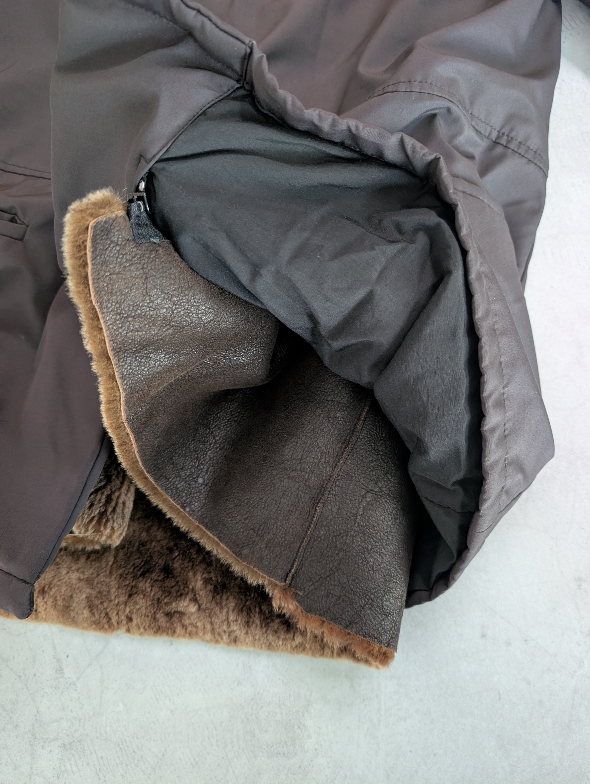 Armani Collezioni Detachable Shearling Liner Jacket