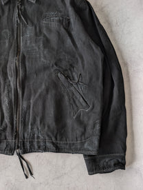 Troubled Waters Distressed Cotton Blouson