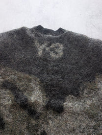 Adidas Y-3 CH1 Camouflage Mohair Blend Knit Sweater