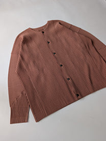 Homme Plissé Issey Miyake Pleated Jacket in Coral