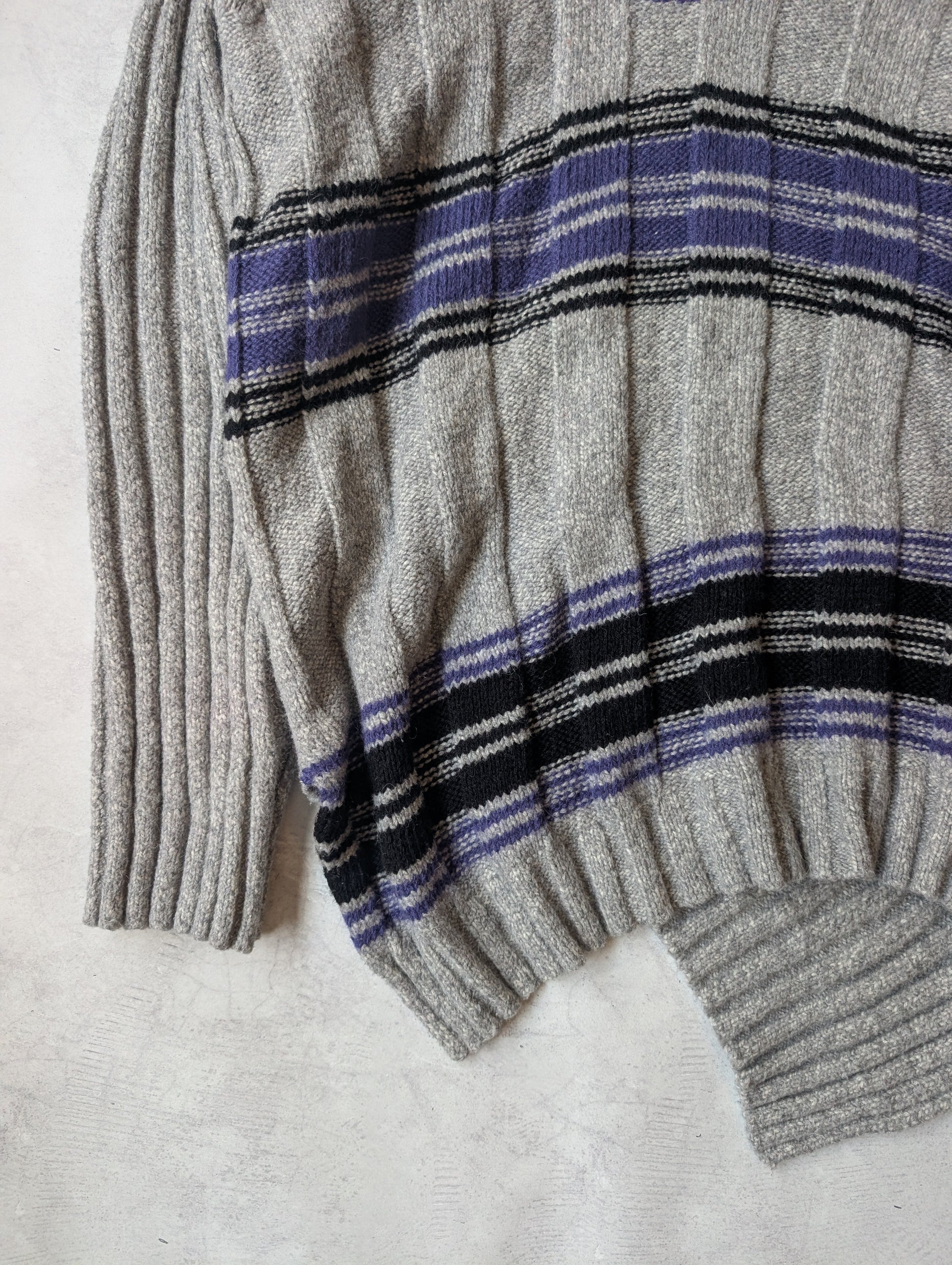 Kiko Kostadinov Brutus Jumper Grey Melange Aura