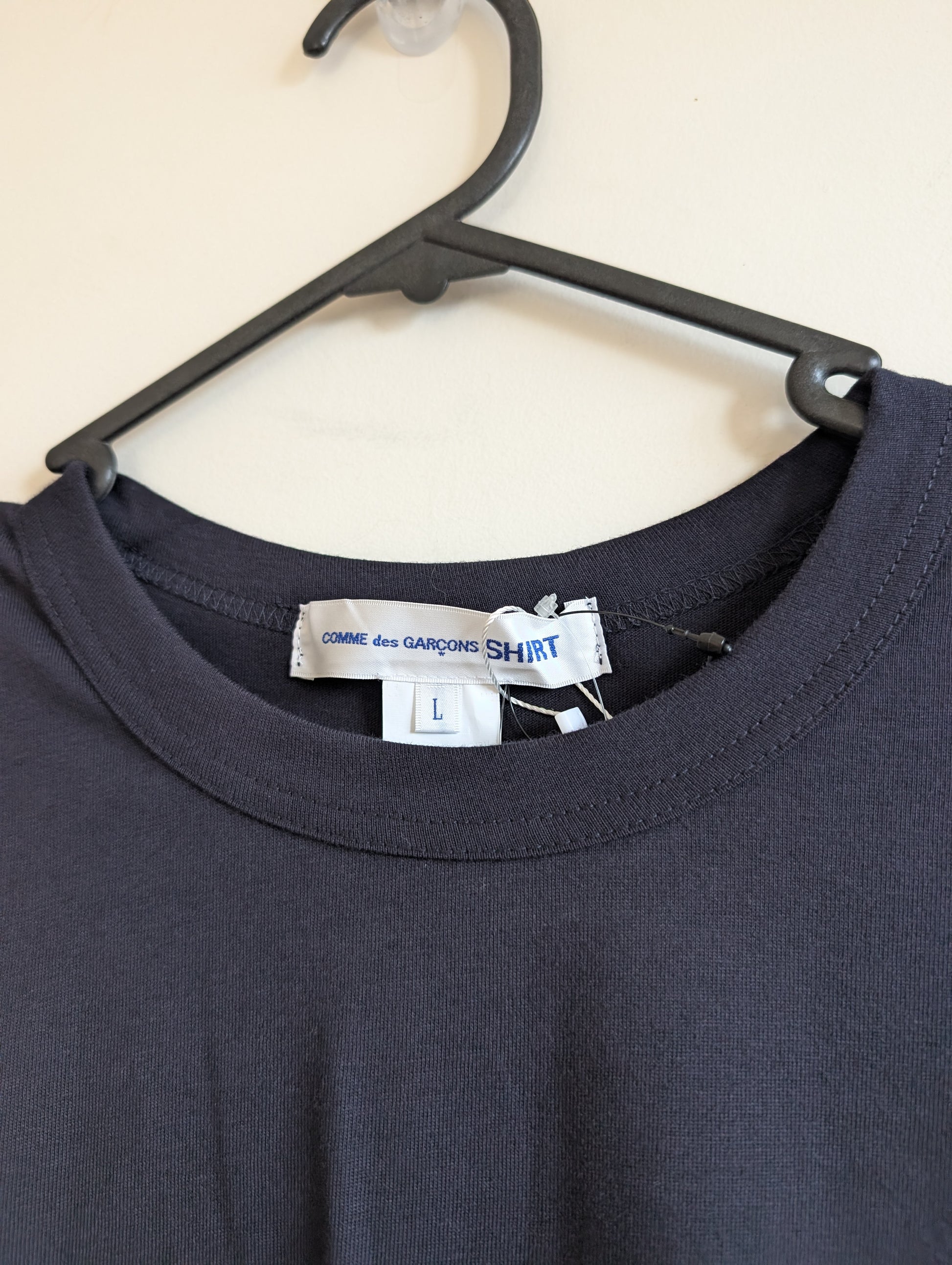 CDG Shirt Forever Basic Neck logo L/S T Shirt